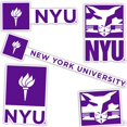 thumbnail image 1 of Pegatina De La Universidad De Nueva York De Desert Cactus Nyu, Pegatinas De Vinilo Violetas, Para Portátil, Botella De Agua, Hoja De Coche T2 (Tipo 2), 1 of 4
