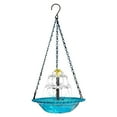 thumbnail image 2 of LACKUST Bird Feeders Outdoor Clearance,Solar-Powered Floating Hanging Bird Feeder and Birdbath for Outdoor Garden,Blue, 2 of 7