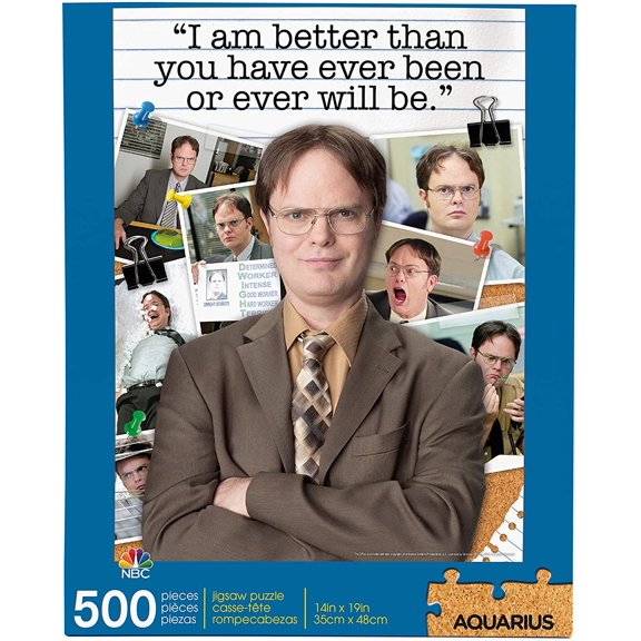 The Office Dwight Schrute Quote 500 Piece Jigsaw Puzzle