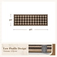 thumbnail image 5 of VUNATE Outdoor Rugs Carpet 2'x6' Jute Rug Boho Checkered Washable Patio Rug Distressed Modern Braided Area Rugs Black Indoor Outdoor Rugs for Living Room Entryway Laundry Balcony, 5 of 7