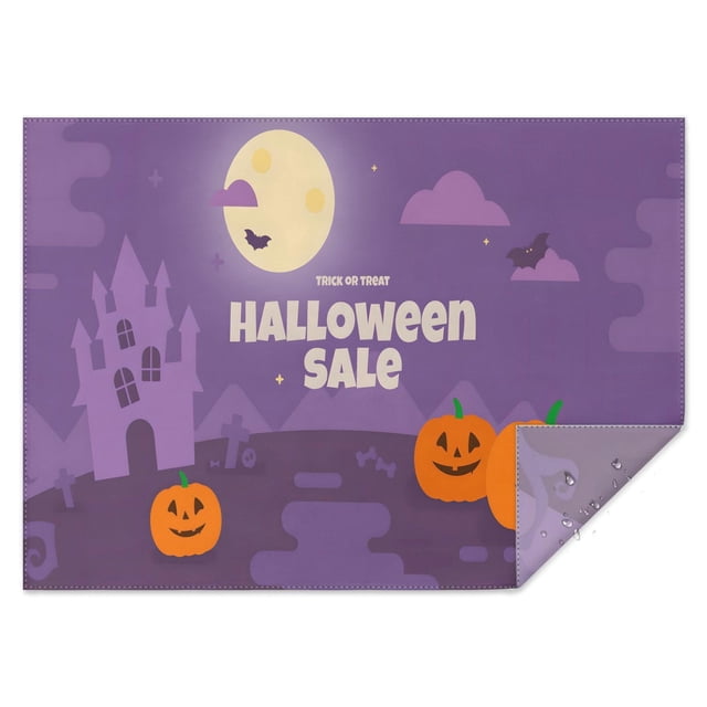 Happy Halloween Table Cover Waterproof Spillproof Tablecolths Table Covers Pumpkin Spooky Rectangle Table Cover for Halloween Party Decorations Favors
