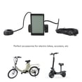 thumbnail image 3 of Pantalla Lcd de Bicicleta Eléctrica M5, Scooter Eléctrico Impermable M5 Pantalla Lcd Múltiples Funciones Abs Livianas Compactas para Manillares de 31.8 mm de DiáMetro, 3 of 7