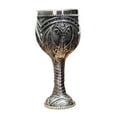 thumbnail image 4 of Vaso de vino Macarena acero inoxidable estilo Vintage Medieval 7,5 cm x 17,8 cm, 4 of 8