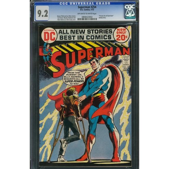 Superman #254 - CGC 9.2 Comic Book