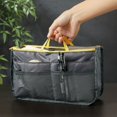 thumbnail image 1 of Travel Insert Handbag Large Padded Storage Bag Organize Sundries Tidy Waterproof Bags, 1 of 6