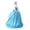 Blue, variant on Agiufgs Tissue Box Holder Resin, Whimsical Princess Design with Innovative Tissue Dispensing, for Living Room Table, Blue