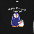 thumbnail image 4 of Inktastic Happy Birthday, Auntie- Cute Penguins Boys or Girls Baby T-Shirt, 4 of 5