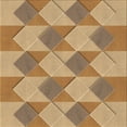 thumbnail image 1 of Ahgly Company Machine Washable Indoor Square Transitional Yellow Orange Area Rugs, 6' Square, 1 of 7