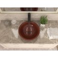 thumbnail image 2 of Anzzi LS-AZ340 16 in. Anchor Handmade Vessel Sink with Floral Design Exterior in Polished Antique Copper, 2 of 4