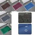 Bathroom Floor Mat Crystal Velvet Nonslip Absorbent QuickDrying