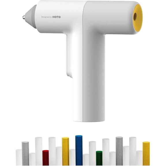 HOTO Cordless Auto-Dispensing Hot Glue Gun Kit, 30s Fast Preheat, 3000mAh Usb-C Rechargeable, Anti-Scald, 40 Glue Sticks for Diy Crafts, Arts & Home Repairs