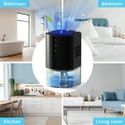 KLOUDIC 33Oz Dehumidifier Small Dehumidifiers for Room 280sq.ft with Auto-off, 7 Colors LED Light