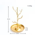 thumbnail image 5 of simhoa Jewelry Display Stand Bracelet Necklace Ears Storage Rack for Tabletop Gold, 5 of 5
