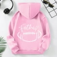 thumbnail image 6 of kpoplk Kids Girls Casual Hoodie Long Sleeve Lightweight Hooded Sweatshirt Solid Color Pullover Tops 6-7 Years,Pink, 6 of 7
