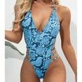 thumbnail image 2 of Traje de baño de una pieza para mujer con estampado de serpentina a la moda para mujer OAVQHLG3B Store  lin121212, 2 of 4