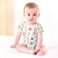 thumbnail image 3 of Baby Noahs Ark Animals Rainbow Sun Bodysuit Clothes Girl Boy Panda Lion Giraffe Elephant Monkey Infant One-Piece Baby Bodysuit, 3 of 7