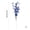 2PC-Blue, variant on 4th of July Glitter Star Berry Branch - Independence Day Decorative Red White Blue Flower Pick Arrangement Twig for Vase Home Holiday Interior Table Decoration