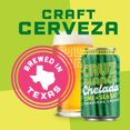 thumbnail image 3 of Cruz Blanca Lime + Sea Salt Chelada Craft Beer, 6 Pack, 12 fl ozn Aluminum Cans, 5% ABV, 3 of 6