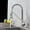 Brushed Nickle a, variant on Kitchen Sink Faucet for Bar Farmhouse Commercial, Chrome/ Black Style Kitchen Spring Faucet, Pull Down Faucet, Single Handle Water Mixer Tap, 360 Rotation Kitchen Water Mixer Tap