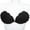 Black, variant on SAYFUT Self Adhesive Silicone Bra Strapless Bra 3/4 Cup Push up Invisible Bra Suit For Backless Dresses Wedding Party, Beige/ Black