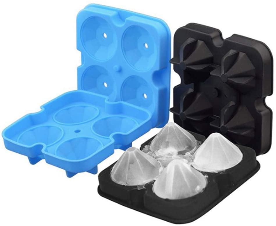 2pcs-160 small ice tray freezer cube tray silicone ice machine mold DIY 