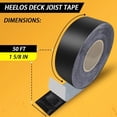 thumbnail image 2 of Cinta adhesiva Joist Heelos para terraza, paquete de 4 unidades, 4,13 cm x 15,24 m, resistente al agua, 2 of 7