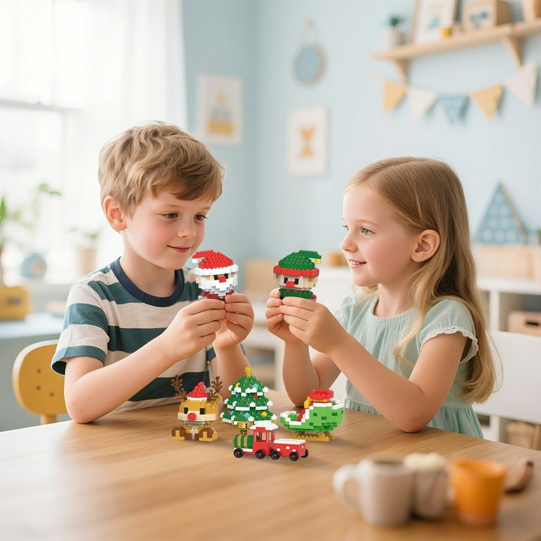 Christmas Building Block Toys Educational Toys Gifts Collection