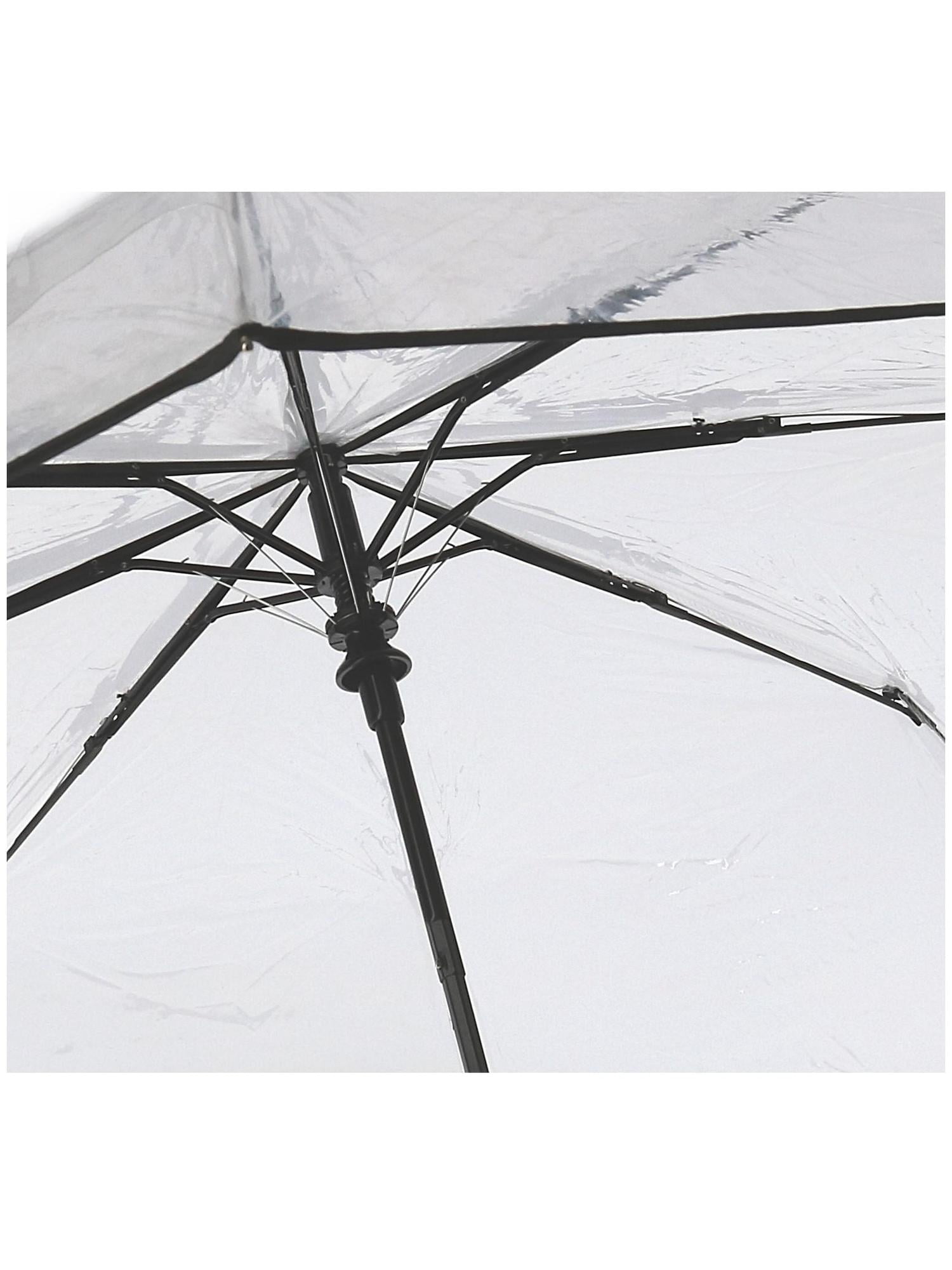 totes Adult Automatic Rain Umbrellas, Clear