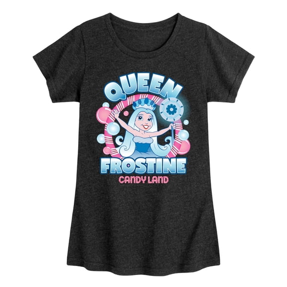 Candy Land - Queen Frostine - Girls Fitted Short Sleeve T-Shirt
