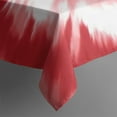 thumbnail image 5 of Red White Tie Dye Spiral Pattern Square Tablecloth,Waterproof Square Table Cover,Wipeable Spillproof Washable Table Cover for Home Kitchen Party Decor 52"x52"(132x132cm), 5 of 6