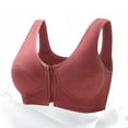 thumbnail image 2 of Women's Zipper Front Closure Sports Bra Racerback High Support Sports Bras for Women Large Breasts, 2 of 3