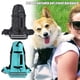 thumbnail image 3 of Mochila reflectante y transpirable para mascotas, bolsa de transporte ajustable para perros grandes, Corgi, Bulldog, senderismo al aire libre, bolsa de viaje para perros, 3 of 4