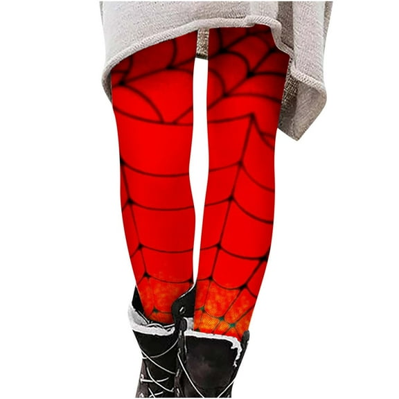 Up to 65 off!Lolmot Leggings For Women Tummy Control High Waist Halloween Cosplay Tights Stretchy Running Yoga Pants Elastic Slim Fit Spiders Bats Print Leggings Pants