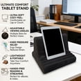 thumbnail image 6 of Soft Lap Tablet Pillow Stand, 3 Level Adjustable Phone Holder, Portable Multi Angle Support for Home Study and Office Use, 6 of 6