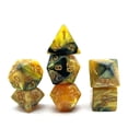 thumbnail image 1 of iju7gthy Bits Game Acrylic Beautiful 7 Piece Set Of Dice And Dungeon DND Two Color Dice Running Group Dice Set Game Dice Desktop rationB, 1 of 5