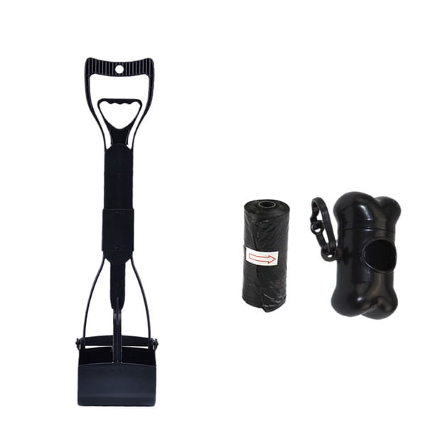 Billuyoard Colector de inodoro de larga duración, colector de inodoro para mascotas de gran capacidad, abrazadera de inodoro para perros gruesa Suministros para perros Negro talla grande
