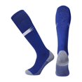 thumbnail image 4 of 5 Pairs Kids Soccer Socks Stretchy Knee High Tube Colorful Football Athletic Team Socks for Boys Girls knee high socks, blue knee high socks, 4 of 4