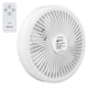 thumbnail image 3 of Ventilador de camping Control remoto portátil Carga USB Tres velocidades Viento Montado en la pared Mini pequeño ventilador de techo eléctrico Blanco, 3 of 10