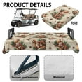 thumbnail image 6 of Yuyamidu Highland Cow Golf Cart Seat Cover Christmas Golf Cart Cushion Cover Universal Fits 2 Passenger Club Car Seats Covers, Fluffy Flannel, 6 of 8