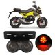 thumbnail image 2 of 12V Round Motorcycle LED Brake Tail Light Rear Lamp Universal Modified AccessorySmoky Lens, 2 of 4