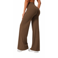 thumbnail image 2 of Olaglory Flare Leggings for Women Bootcut Yoga Pants Women, No Front Seam, High Waist, Tummy Control, Buttery, Booty Lifting for Casual Workout Gym, Brown, 2 of 9