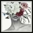 thumbnail image 2 of Marmont Hill Trendy Crown Florals Framed Painting Print, 2 of 6