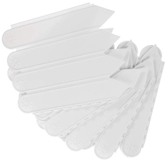 Worgeous Small Picket Fence Lawn Edging Border Garden Decoration 200X27cm White