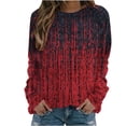 thumbnail image 2 of 2023 Chandail en Molleton Mode Femme 50 % de Réduction Liquidation Mode Décontractée Manches Longues Col Rond Imprimé Chandail en Molleton Blouse, 2 of 4