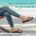 thumbnail image 4 of YAZAOOSummer Flip Flops Creatively Jellyfish Colorful Art Simple Beach Sandals, 4 of 8