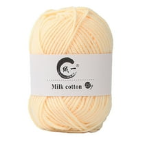 Cotton Yarn,Cotton Yarn For Crocheting,Colorful Hand Knitting 25g Knitting Crochet Milk Soft Baby Cotton Wool Yarn For Hand Knitting & Crocheting For Sweaters, Scarf, Leggings, Gloves, Socks