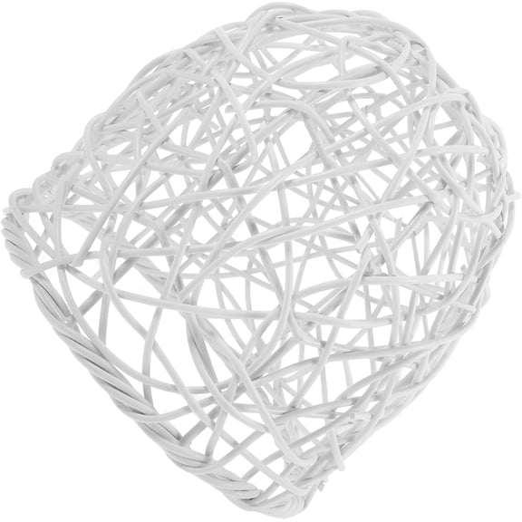 Zehuanyu Lampshade Rattan Pendant Light Chandelier Locket Ceiling Lights White