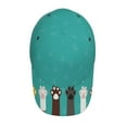 thumbnail image 4 of Balery Cute Cat Paw And Dog Baseball Cap For Women Men,Adjustable Size For Running Workouts And Outdoor Activities All Seasons, 4 of 9