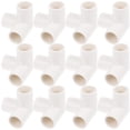 thumbnail image 1 of OULII 20Pcs PVC Elbow Tee 4.8X4.8X2CM for Home Plumbing and Garden Structures, 1 of 7