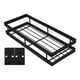 thumbnail image 5 of Estante de especias de pared autoadhesivo de metal flotante, organizador para colgar en la pared, para armario de cocina, despensa y baño, 5 of 7
